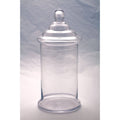 Clear Cylindrical Glass Jar with Lid R5467