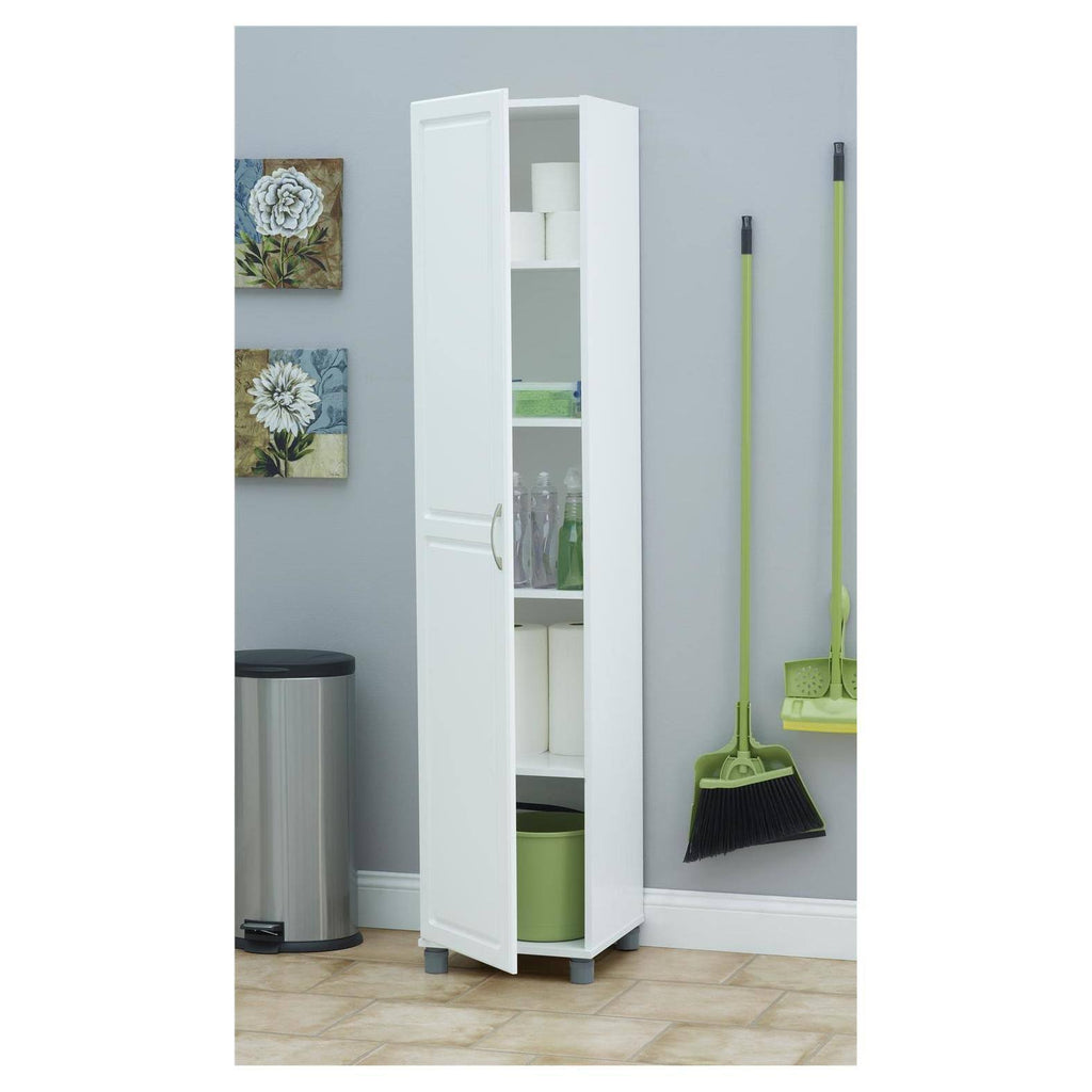 White Storage Cabinet M349