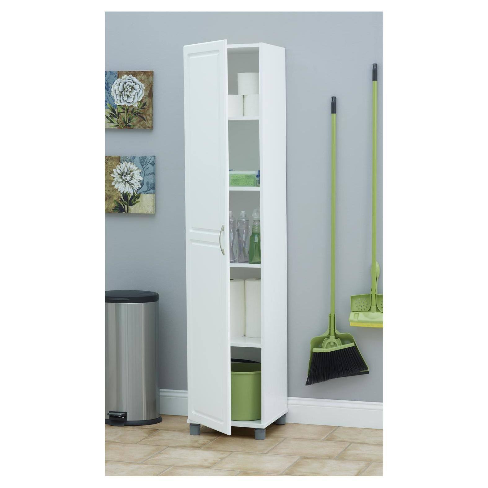 White Storage Cabinet M349