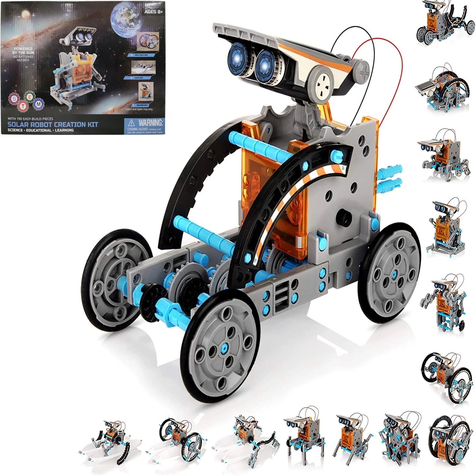 Solar Powered Robot Construction Kit Science Experiments V62409