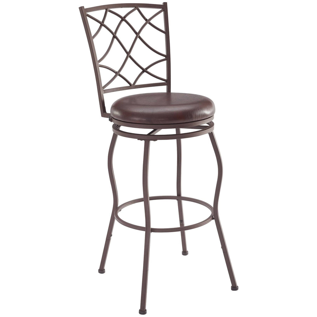 Brown Adjustable Stool Set of Three B77621