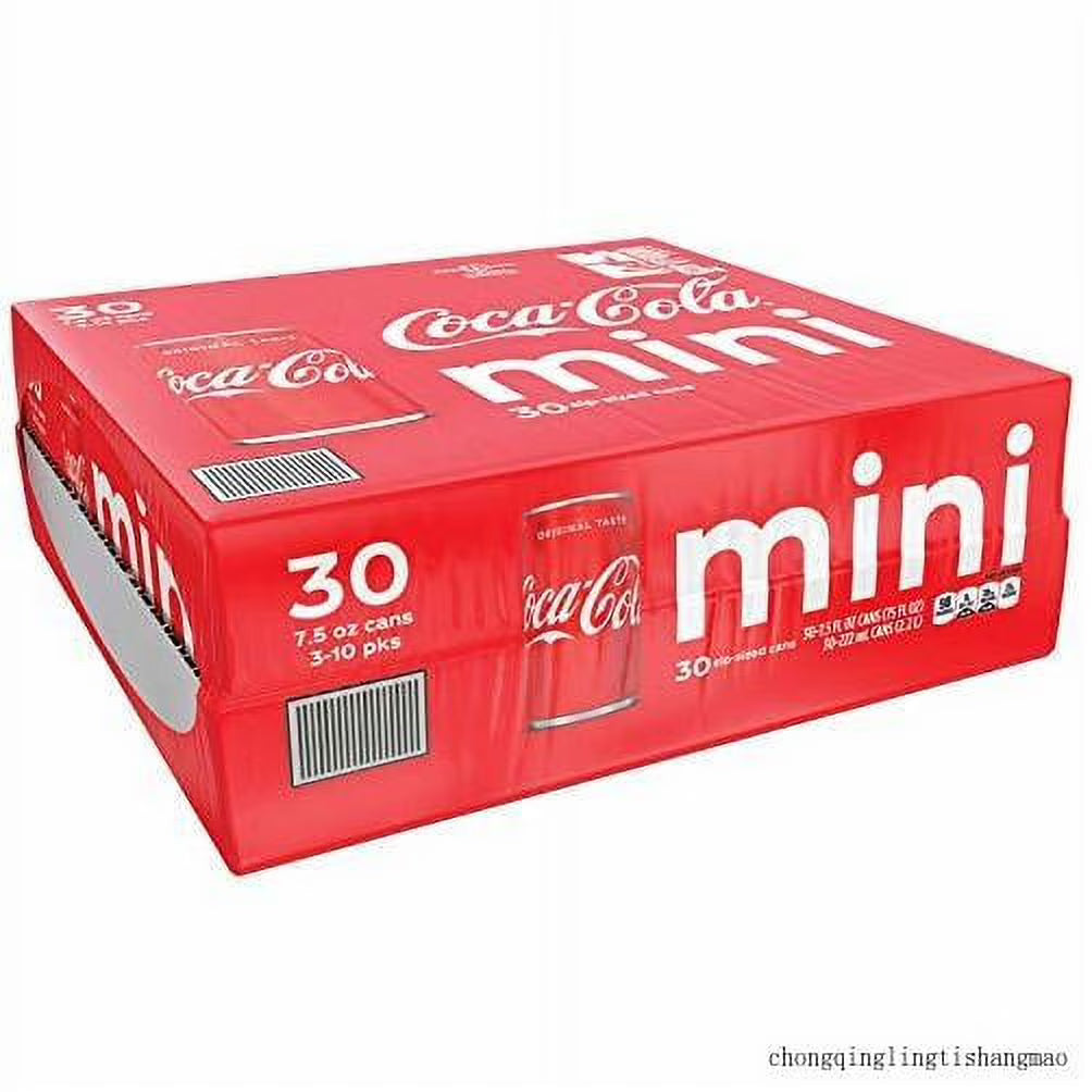 30 Pack Mini Cans Soft Drink (7.5 Oz) B314
