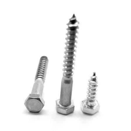 Hex Lag Screw 5/16 inch-9 x 6 inch Low Carbon Steel Zinc Plated Pk 150 Q16501