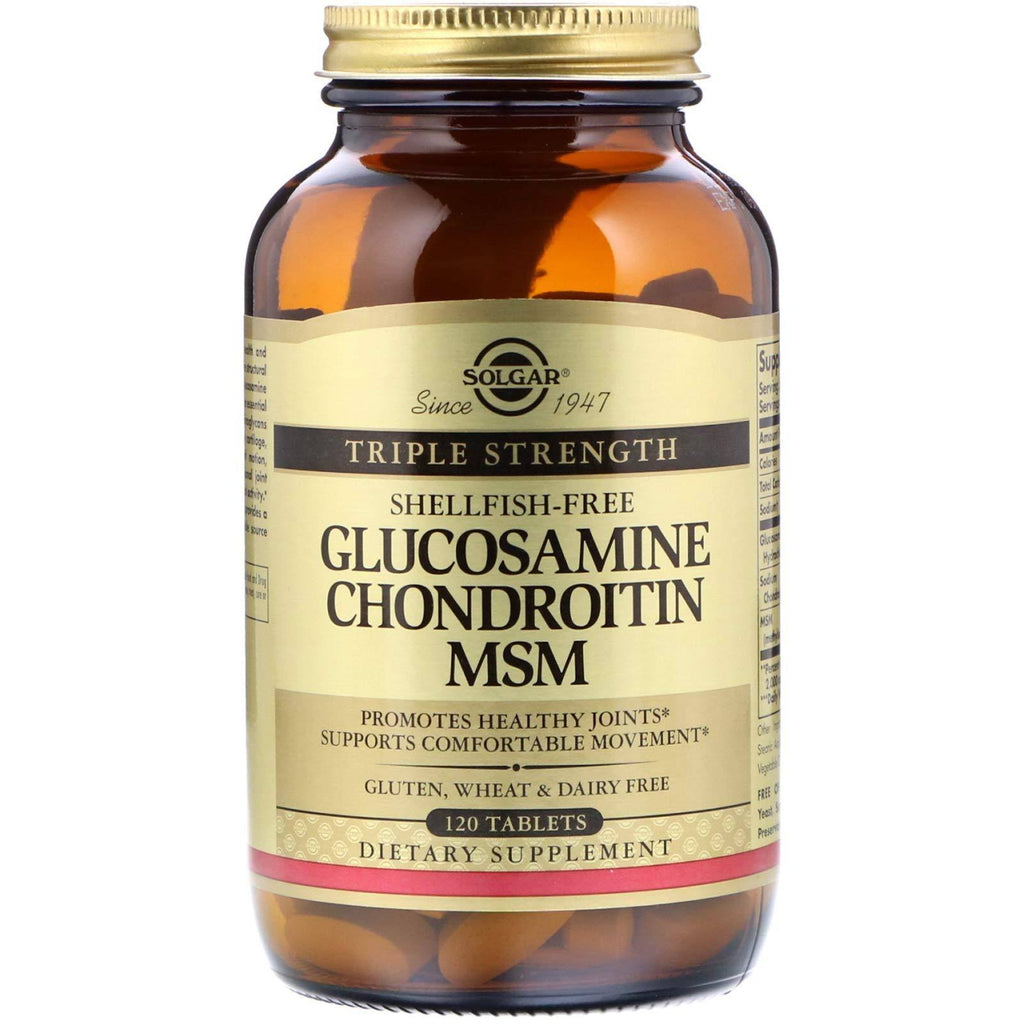 Triple Strength Glucosamine Chondroitin MSM 120 Tablets R624