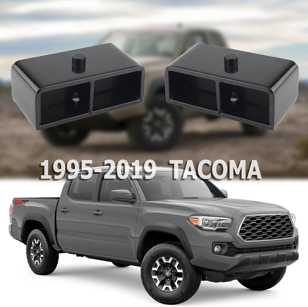 2" Rear Black Leveling Lift Block Kit Pack of 2 H955228
