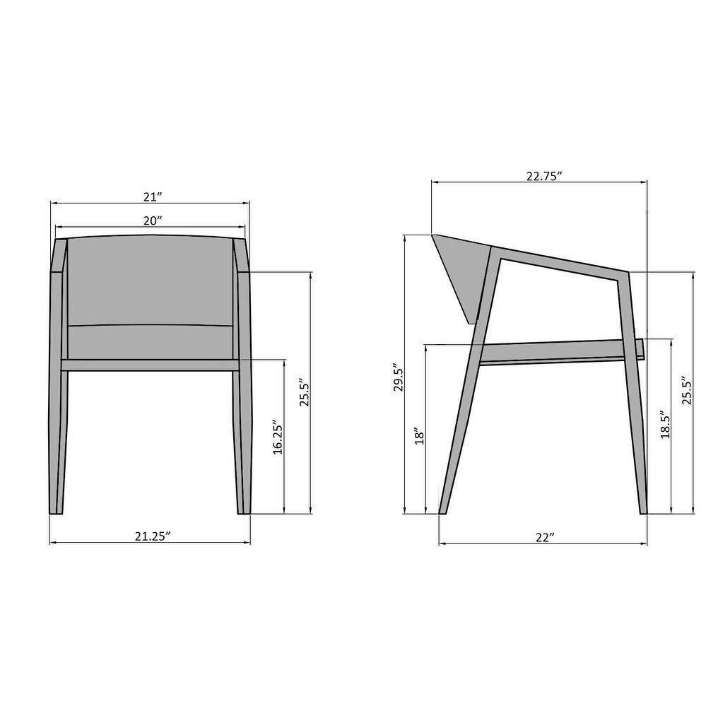 White/Stainless Steel Armchair G61033