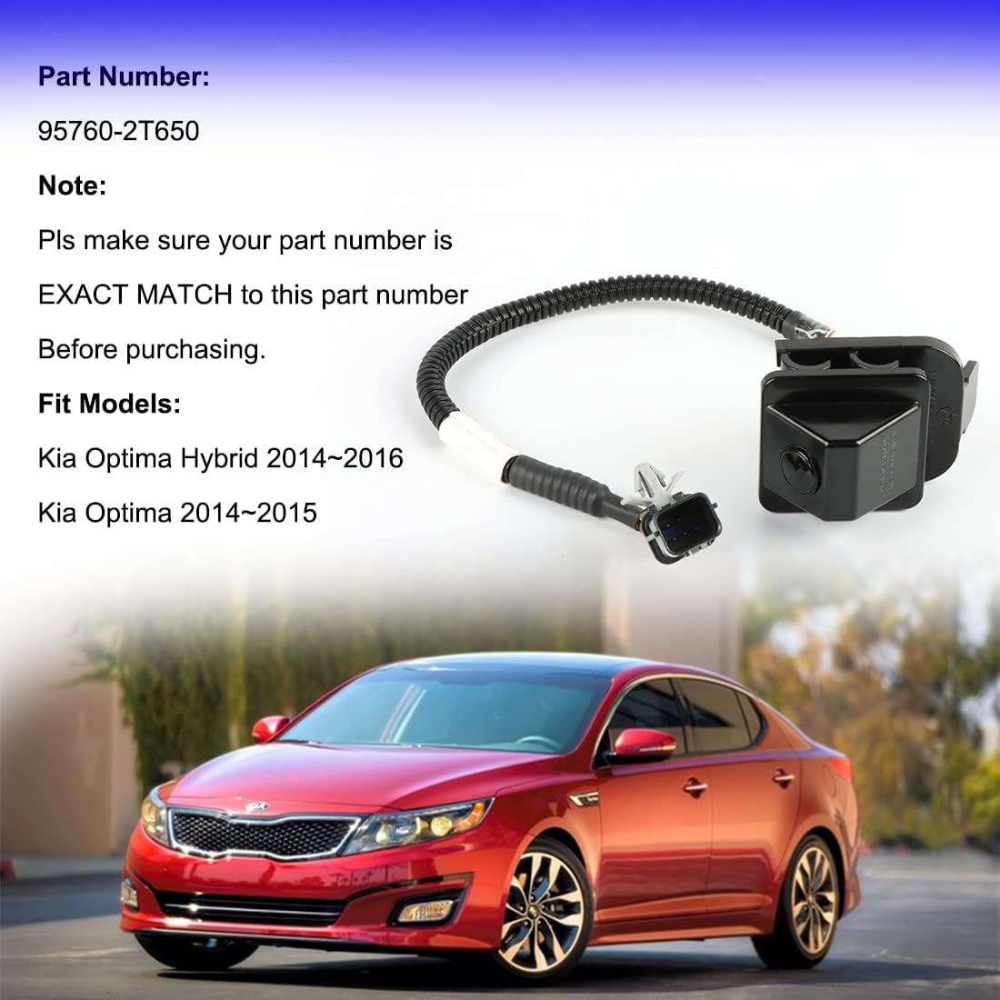 Rear View Backup Camera Park Assist Camera G115