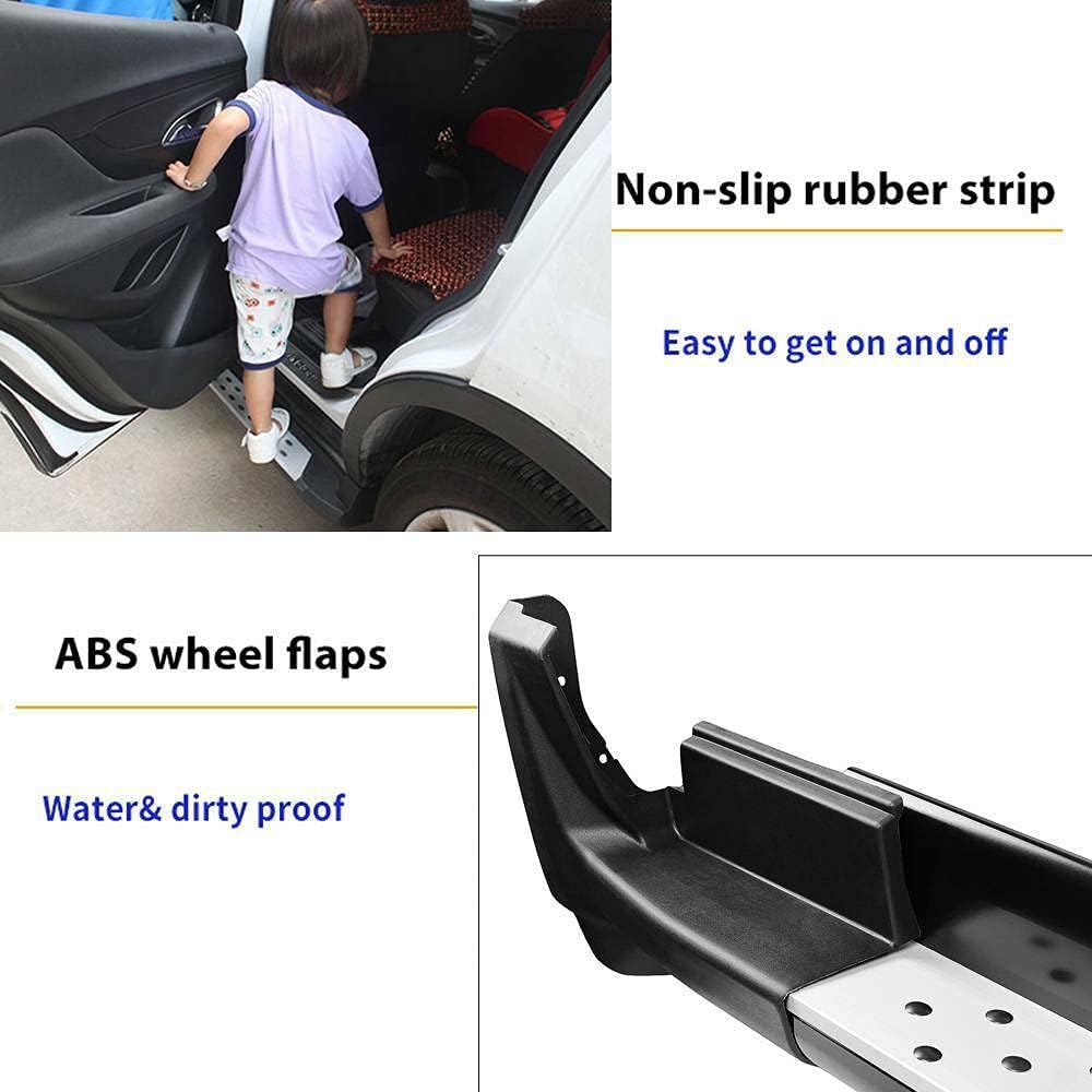 Black Side Step Nerf Bar Running Board A44502