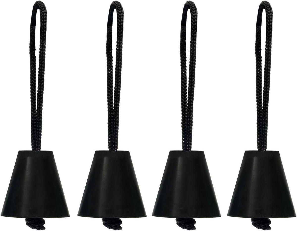 Pack of 4 Silicone Kayak Scupper Plug Kit with Lanyard P995