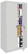Gray Metal Storage Cabinet B94006