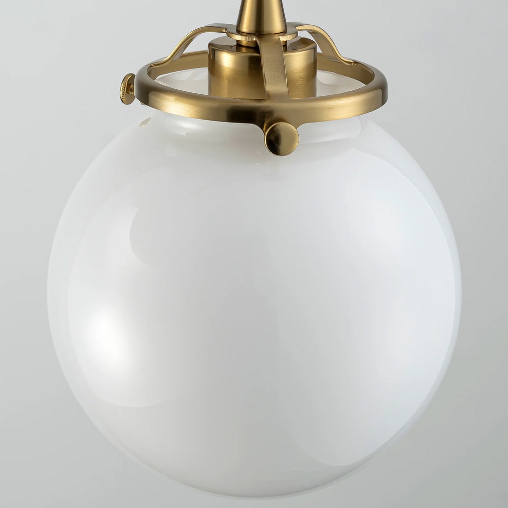 Milk White Glass Bubble Chandelier P6457