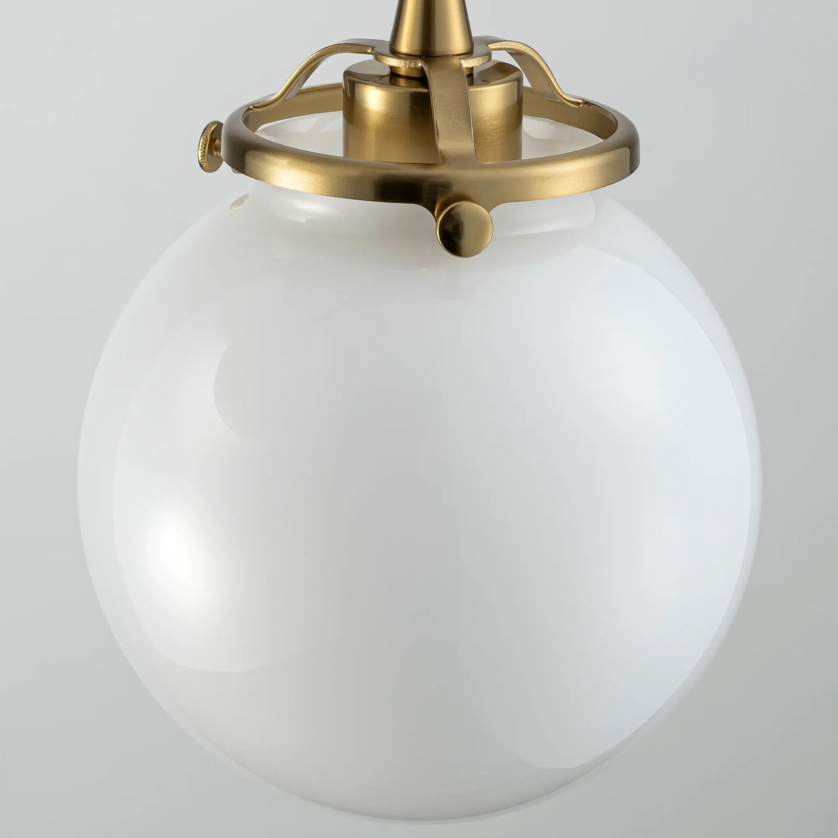 Milk White Glass Bubble Chandelier P6457
