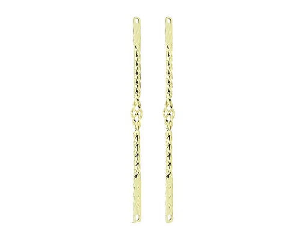 Gold Twisted Spring Fork Bars L75247