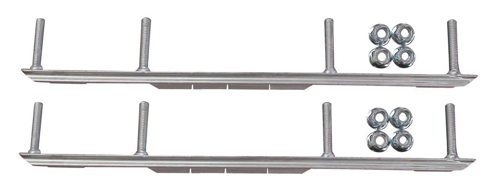 Blue Snowmobile Skis with 6" Shaper Bars Complete Kit J7350