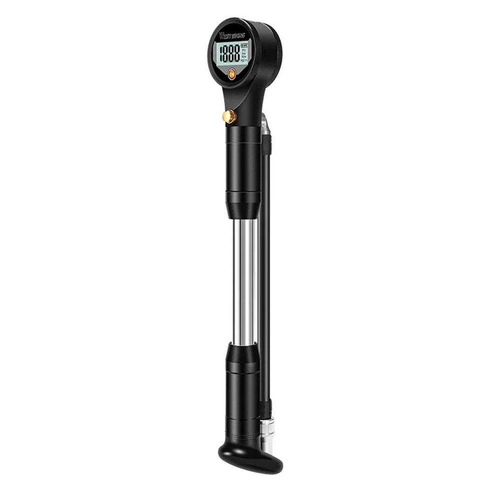 320PSI High Pressure Bike Air Shock Pump with Digital Gauge Q5804