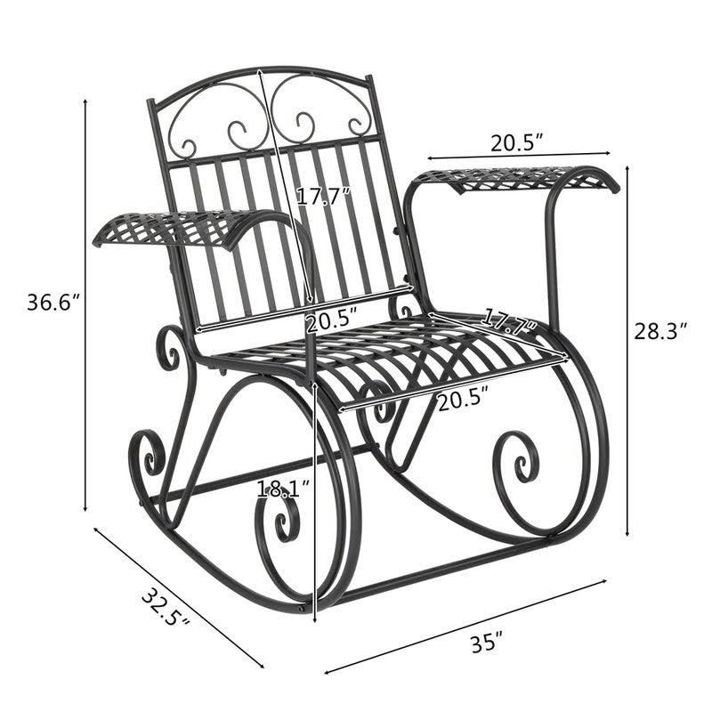 Iron Rocking Chair K25211