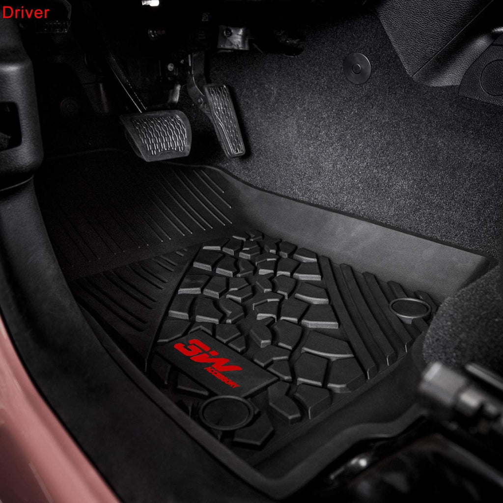 TPE All Weather Custom Fit Floor Liner and Cargo Mats Black A24480