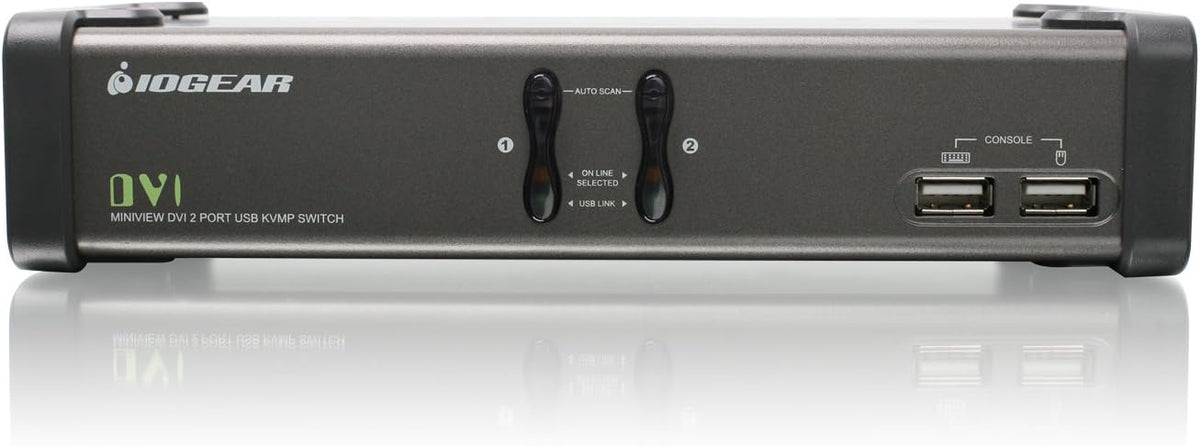 4-Port DVI KVMP Switch with Cables and Wireless Media Center Keyboard and Mouse N995020