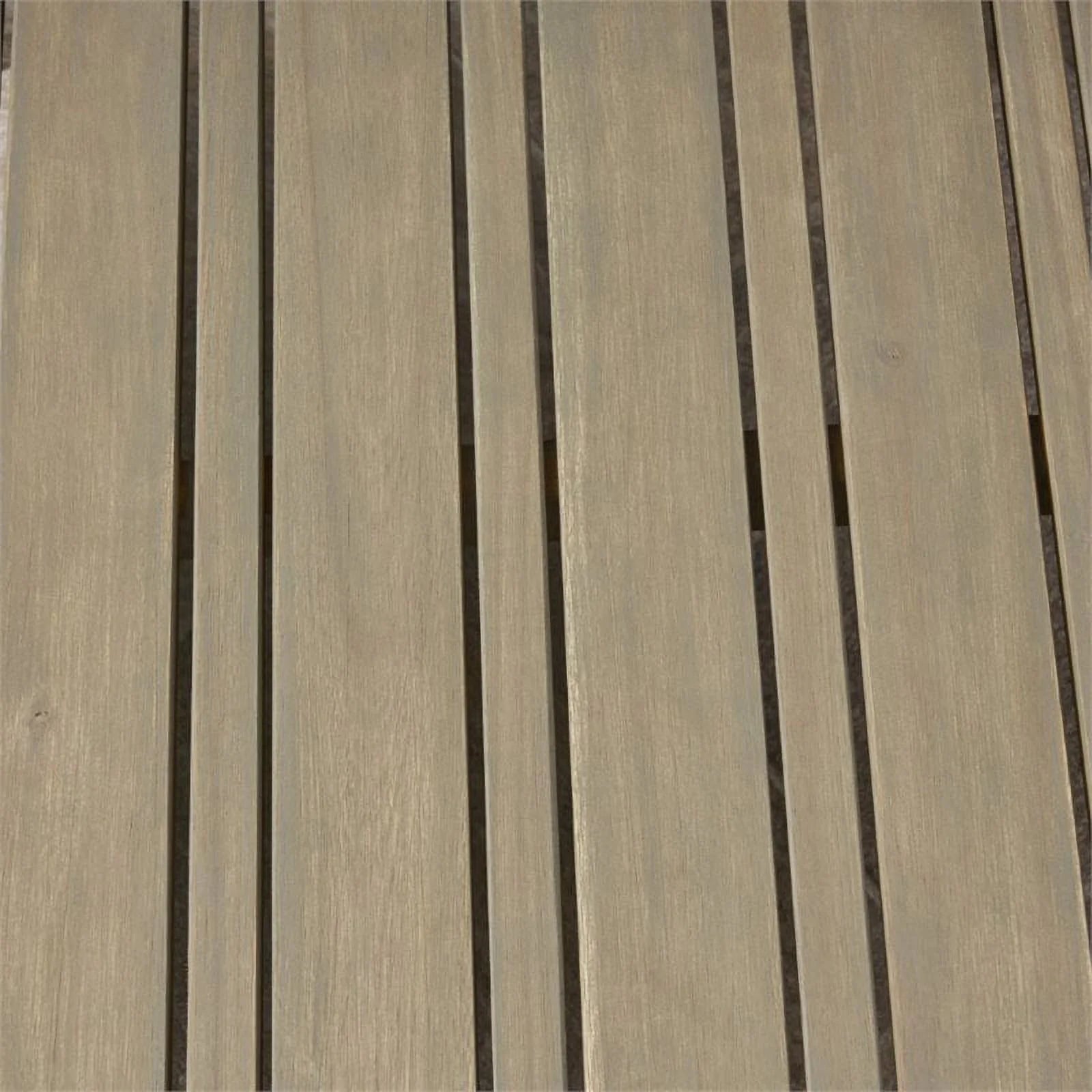4 Piece Outdoor Acacia Wood Sofa Set in Gray T886