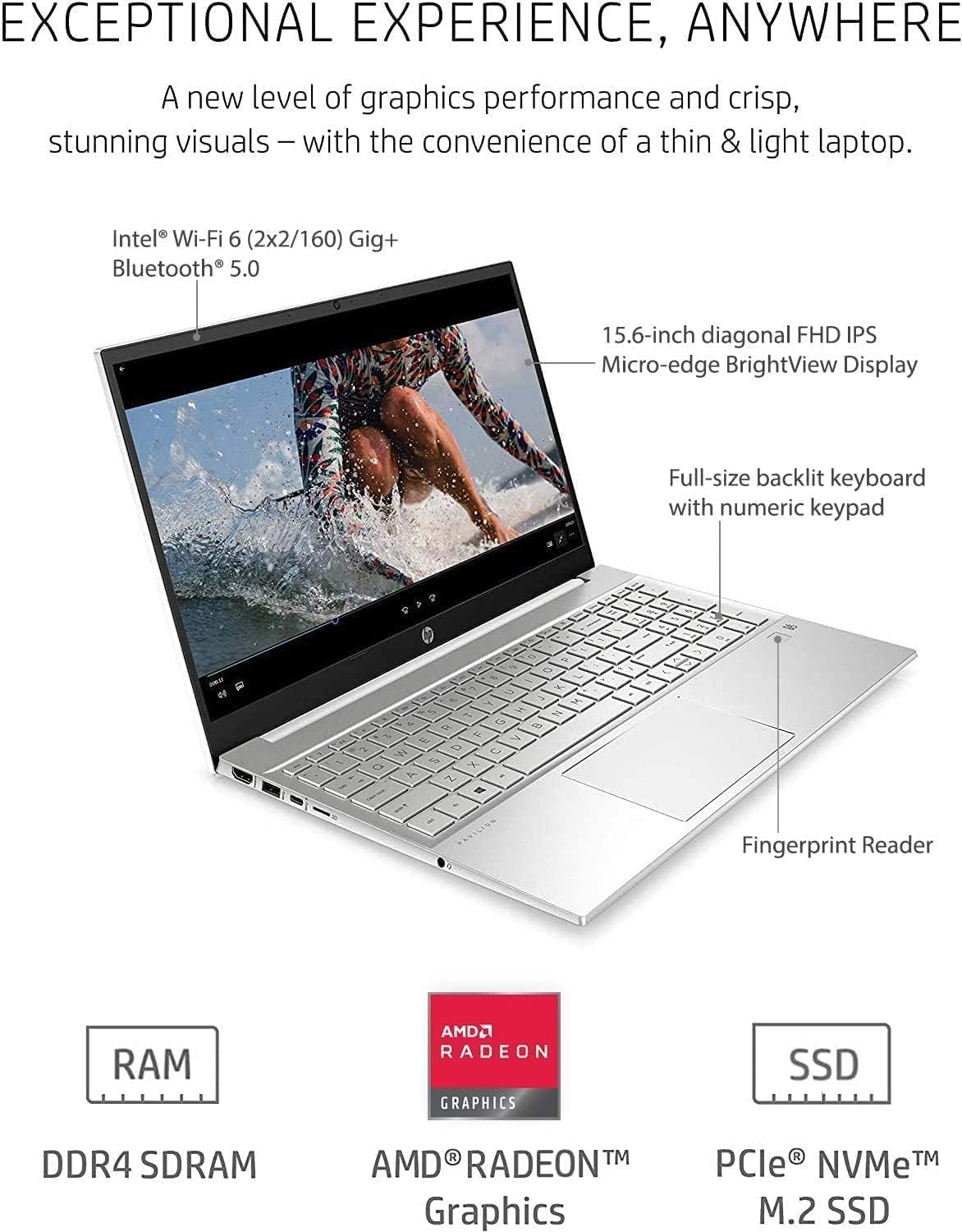15.6" Full HD AMD Ryzen 7 16GB RAM 1TB SSD Silver Laptop I376688