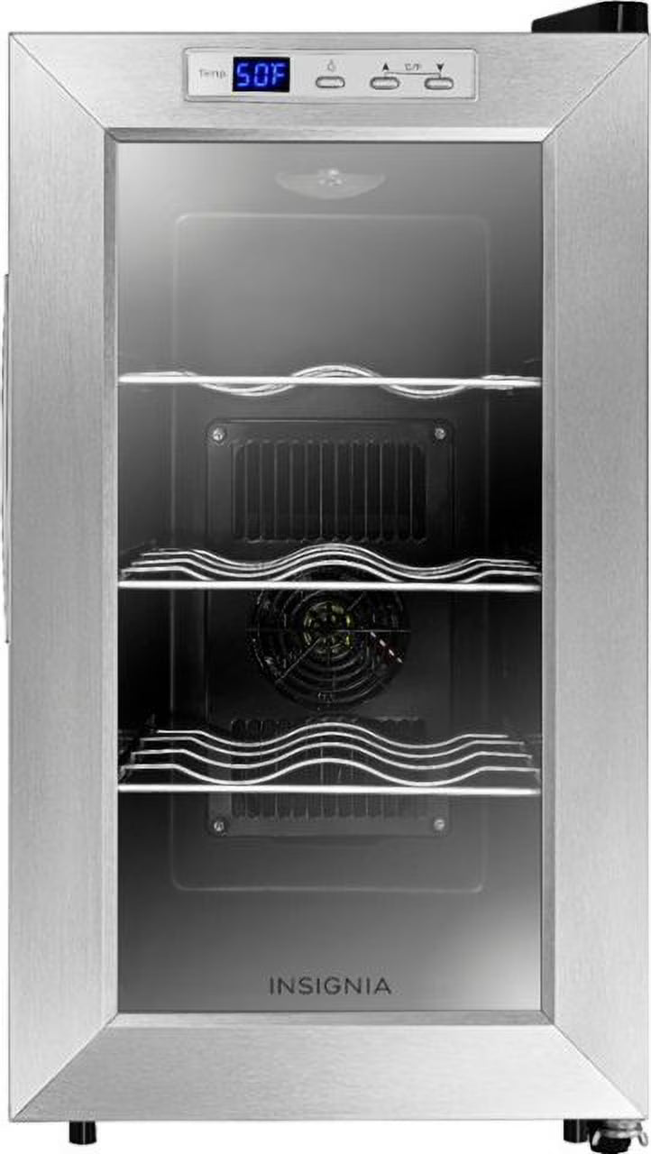 Stainless Steel 8-Bottle Wine Cooler L326