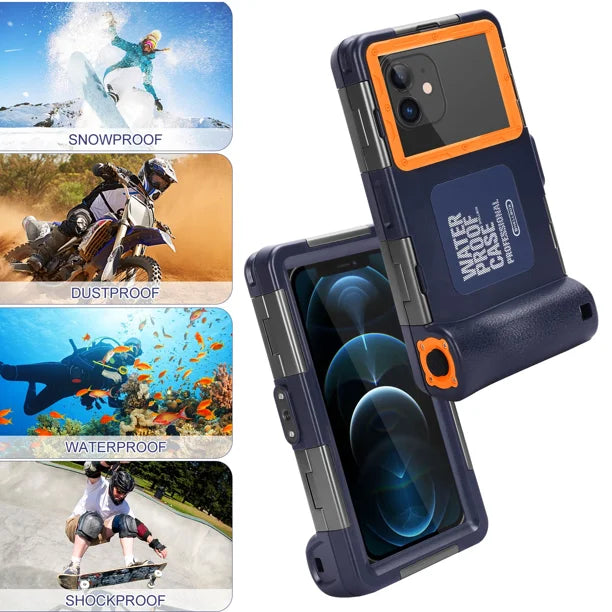 Waterproof Protective Case for Motorola Moto Z2 Play and Phones Up to 6.9 Inch O70059