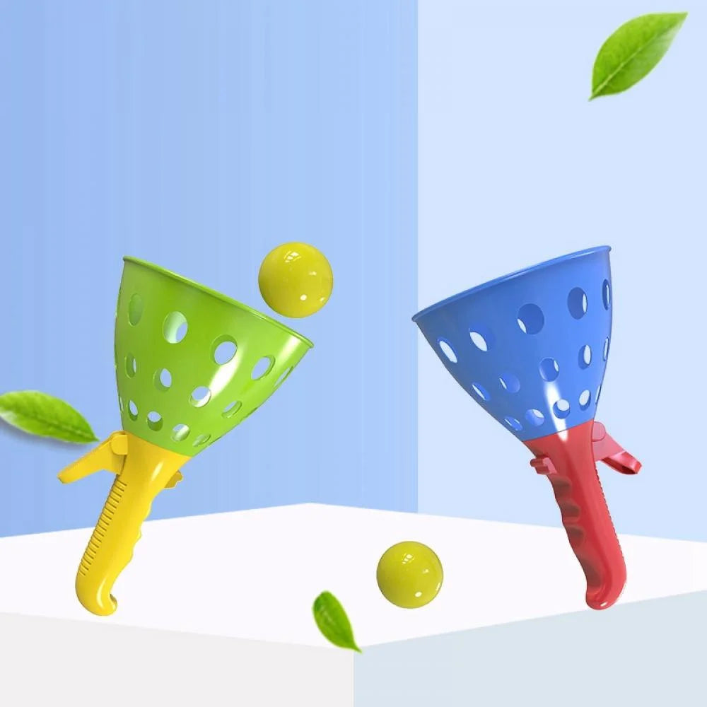 Catch Ball Game with 4 Catch Launcher Baskets and 8 Balls U540