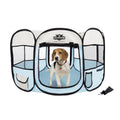 38-Inch Portable Pop-Up Dog Playpen with Carry Bag T11219