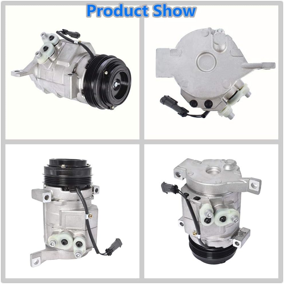 Compressor & A/C Clutch Replacement for Cadillac Escalade Chevrolet Avalanche Express Silverado Tahoe Hummer H2 H3 B445