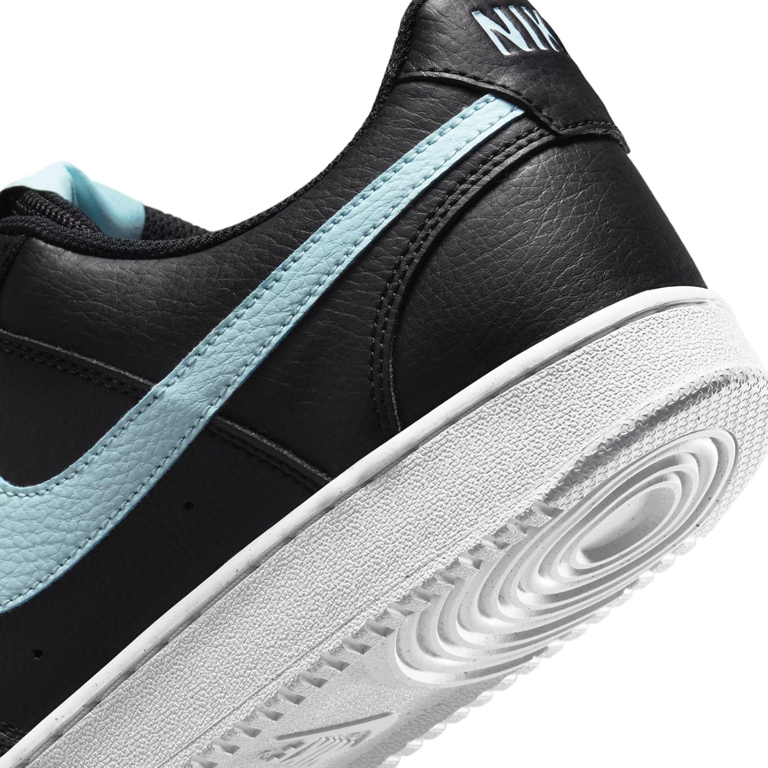 Black White Glacier Blue Low Men's Shoes Y328