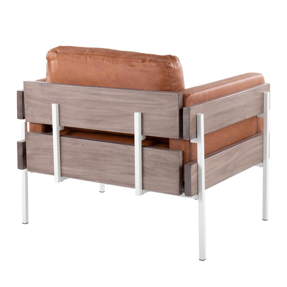 Faux Leather Accent Chair I5855