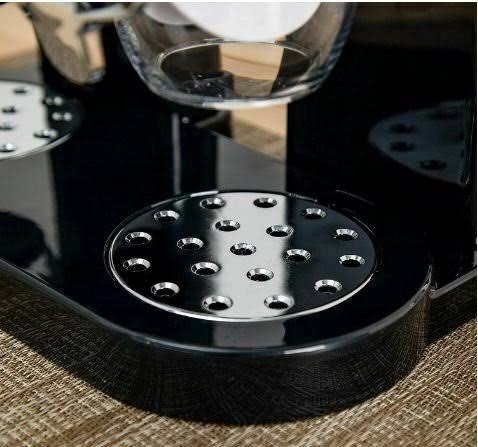 Black Dual Control Dry Food Dispenser S3565