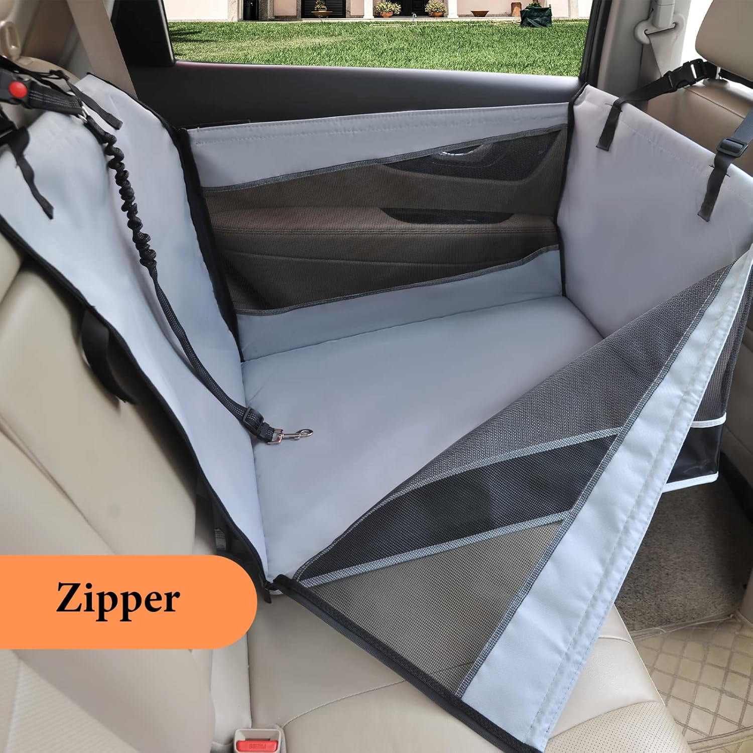 Dog Car Seat Extender for Large Dogs, Waterproof Materials Y6062