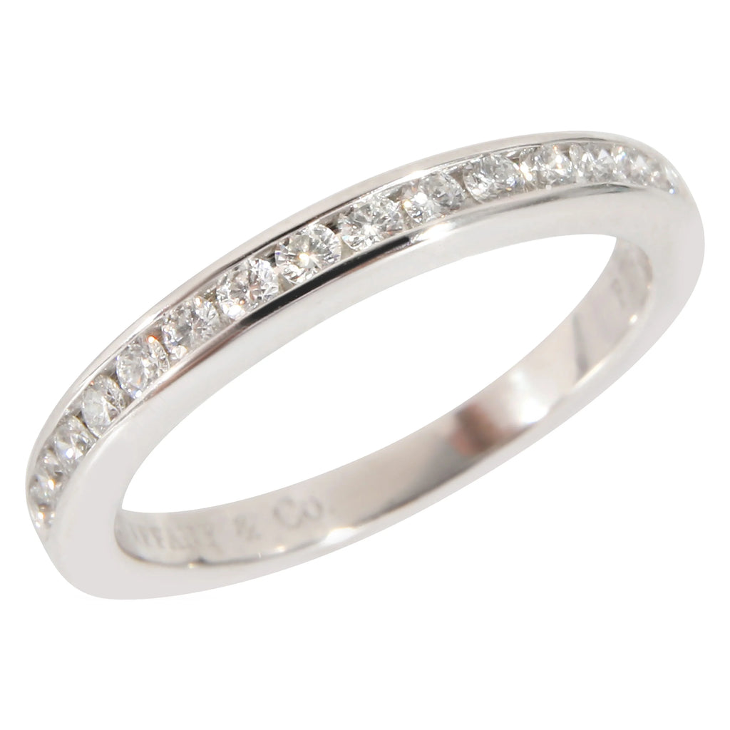 Platinum Wedding Band 0.24 CTW Pre-Owned W23414
