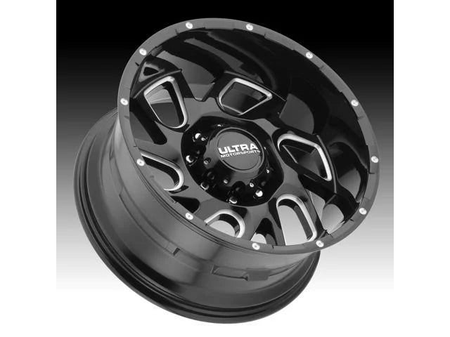 17x9 6x135 +18mm Black/Milled Wheel Rim D3233