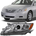 Projector Chrome Headlight Driver Left Side L7498