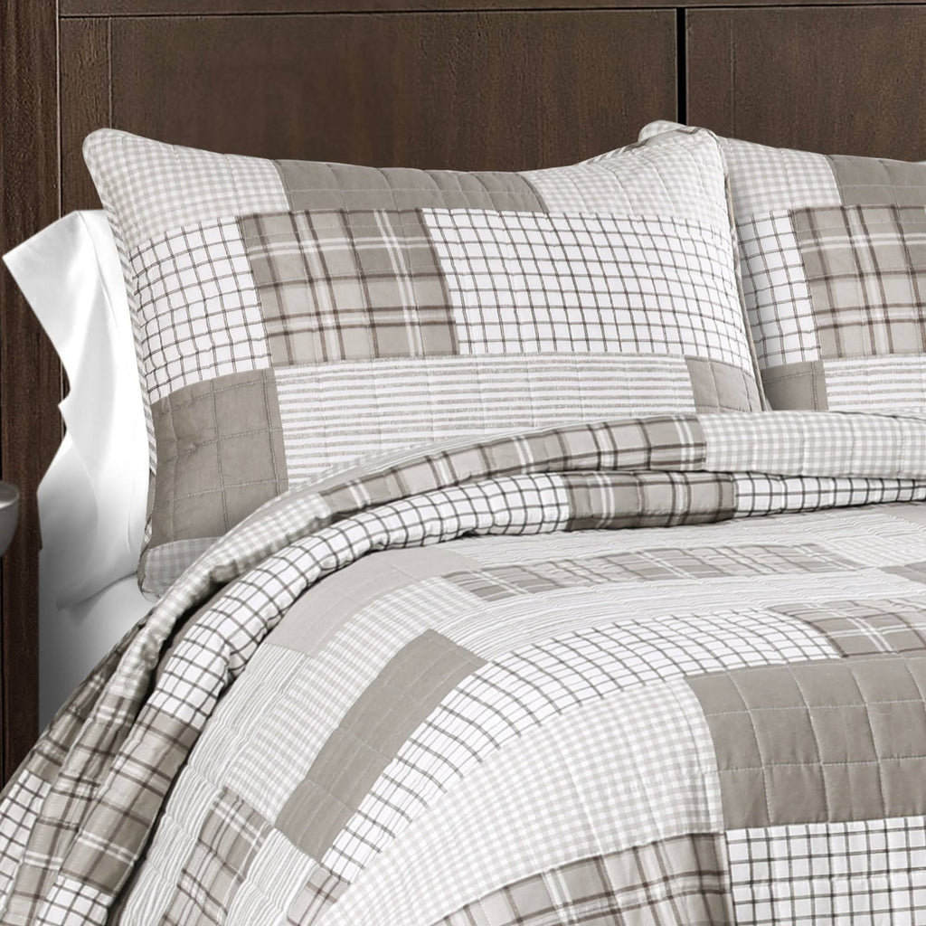 Navy King Quilt Set M330