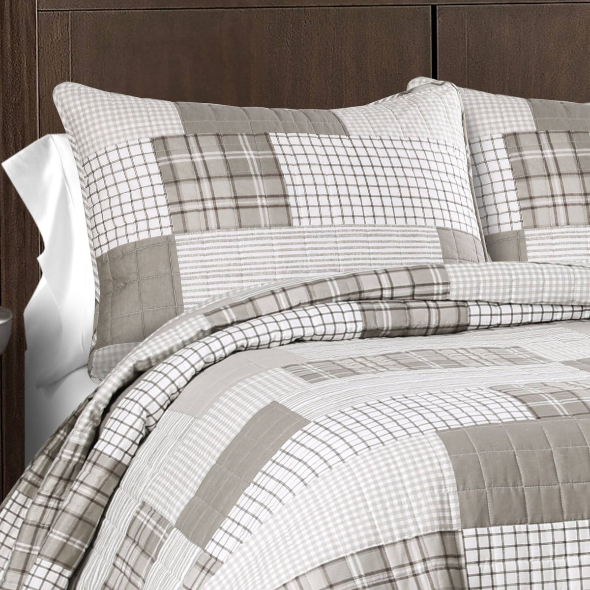 Navy King Quilt Set M330