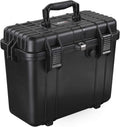 Compact Tall 16.93 Protective Gear Case Water and Shock Resistant with Foam (Black) Q53392