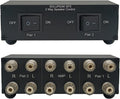 2 Pack 2 Zone Speaker Selector Switch Box Z27265