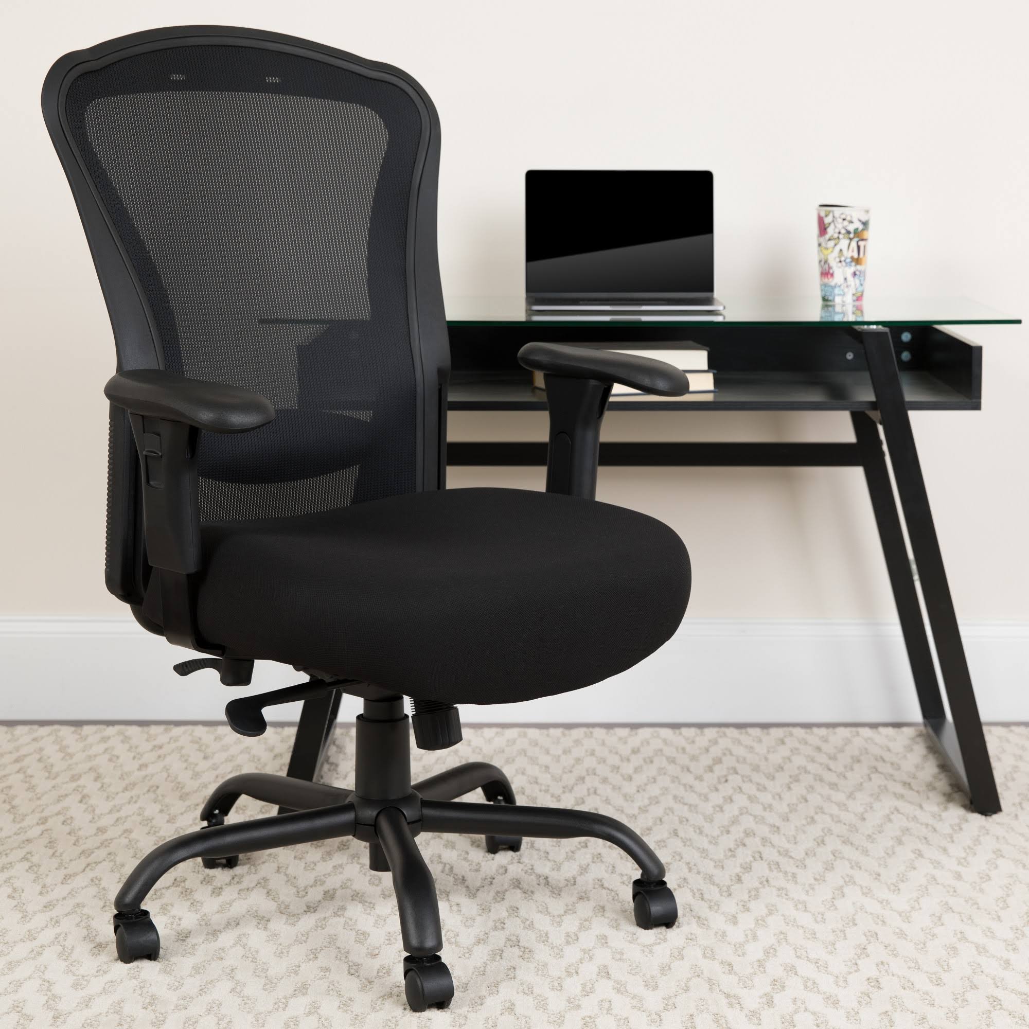 Black Mesh Swivel Ergonomic Office Chair U3898