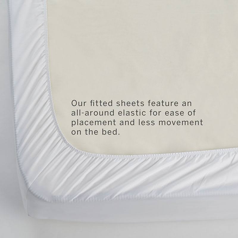 California King Supima Cotton Sateen Fitted Sheet S4614