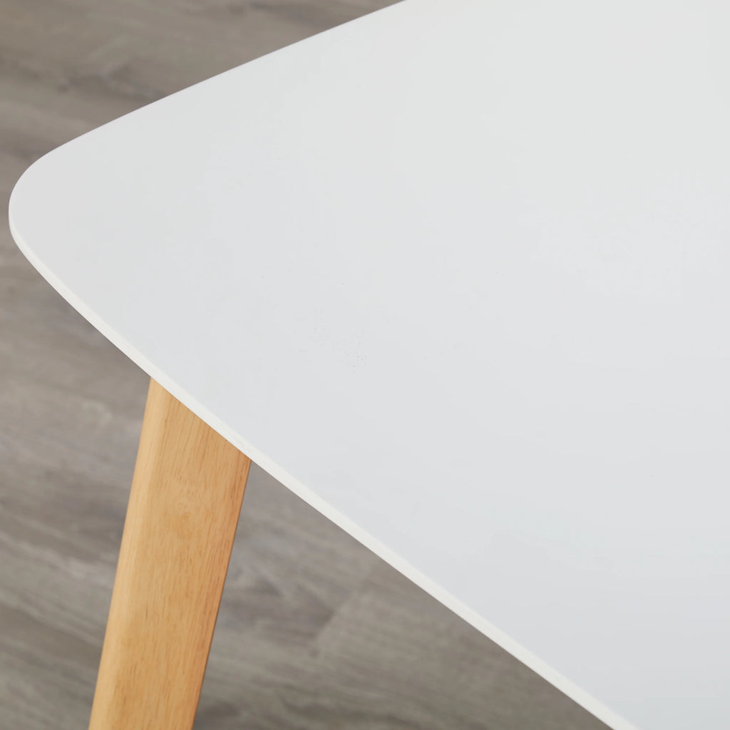 White/Natural Dining Table S410989