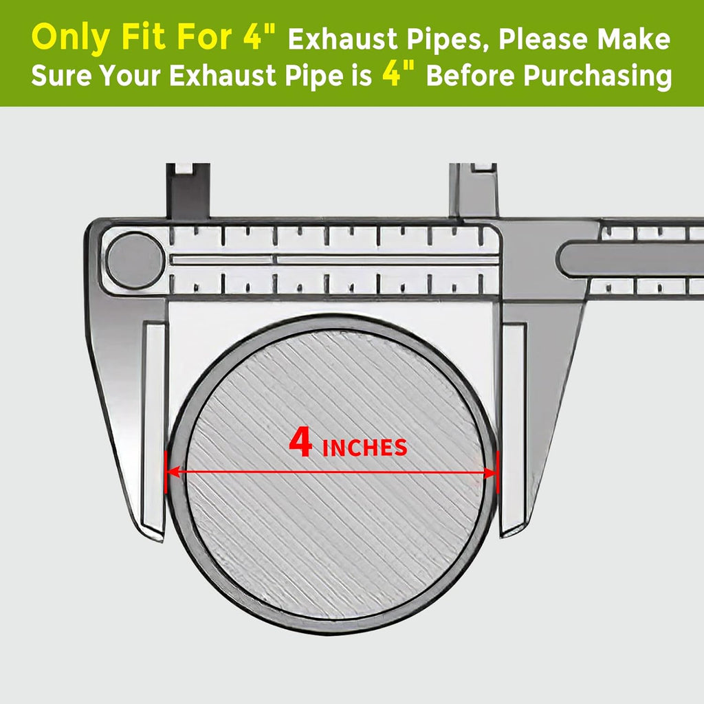 4" Inlet/Outlet Universal Catalytic Converter Pack of 2 H3501