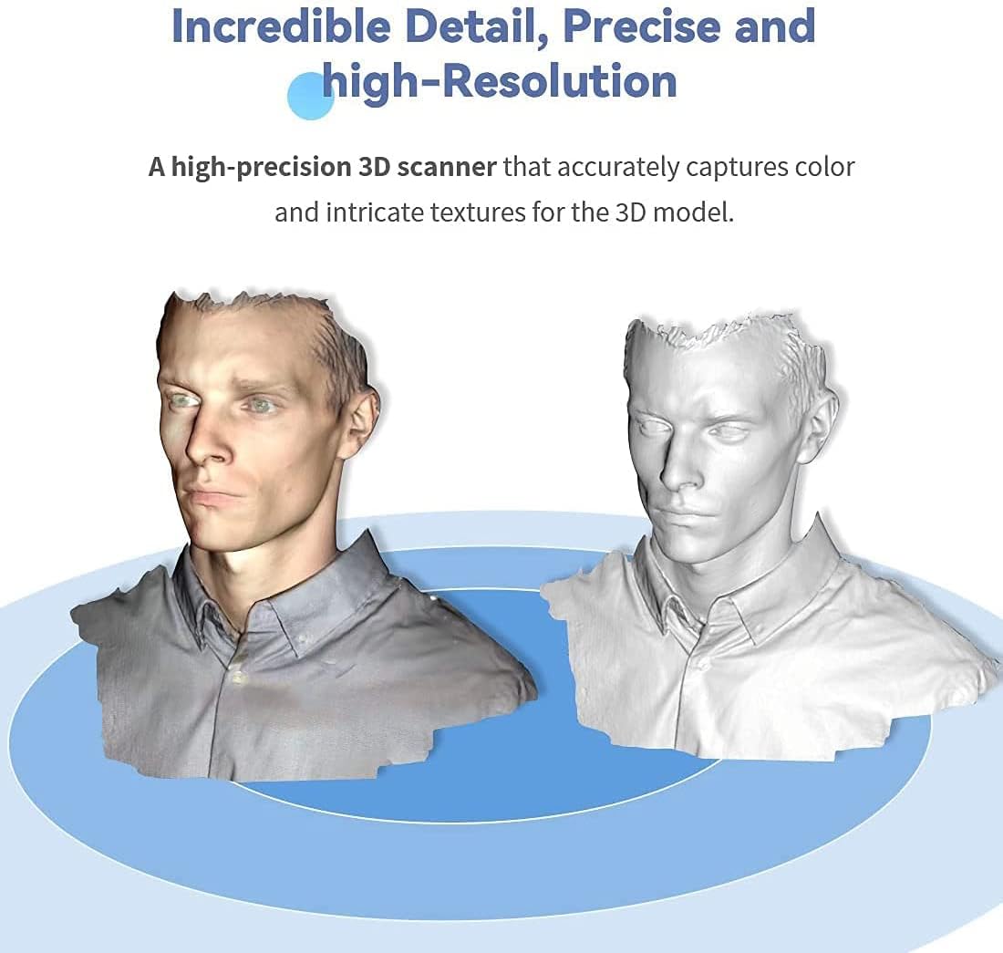 Black 3D Scanner with Turntable U598481