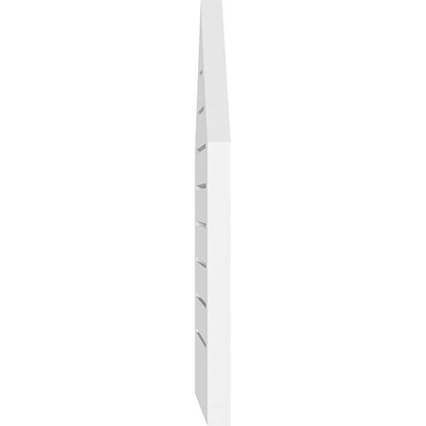 Peaked Top Surface Mount PVC Gable Vent Q361205