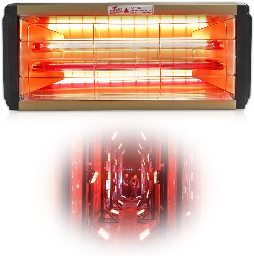 2000W Shortwave Infrared Paint Curing Lamp with Bracket Z4678