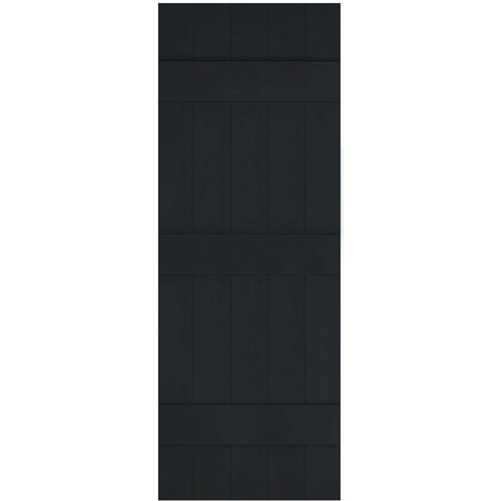 Black Board-n-Batten Shutters H45100