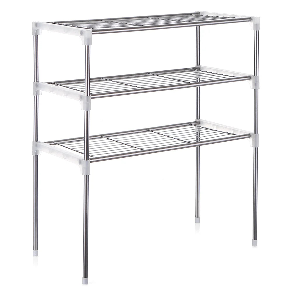 3-Tier Kitchen Storage Shelf Rack Microwave Oven Shelving Unit P796773