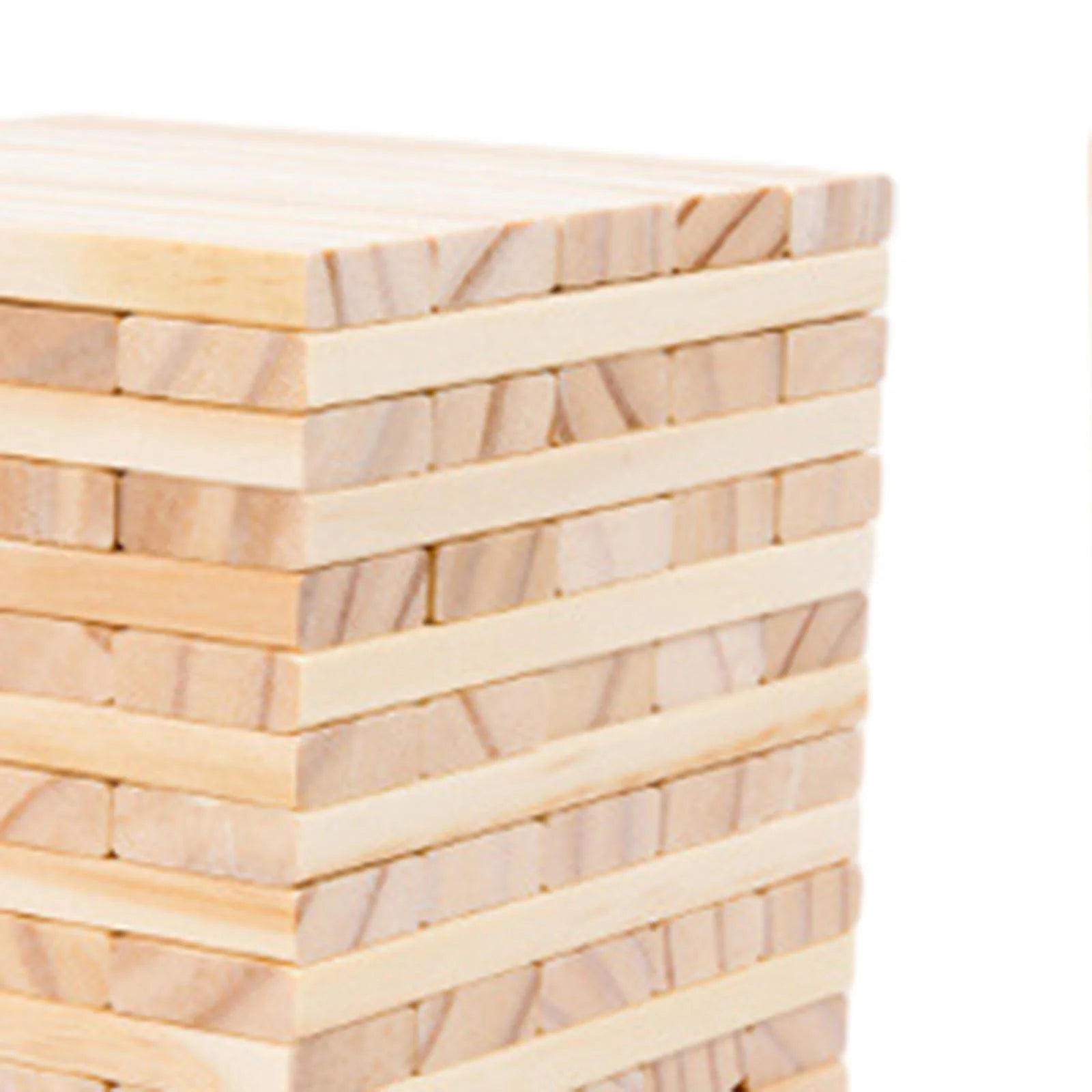 100 Pieces Wooden Blocks Stacking Game Building Kits Board Games A2222